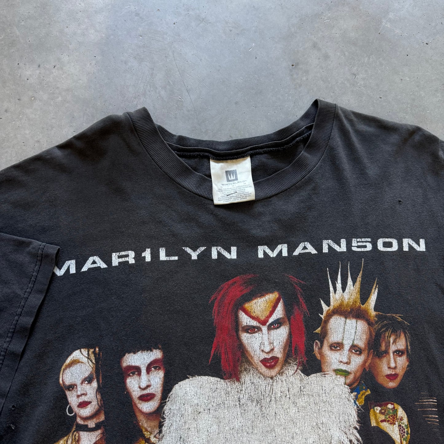 Vintage Marilyn Manson “Rock Is Dead” 1999 Tour Shirt Size XL
