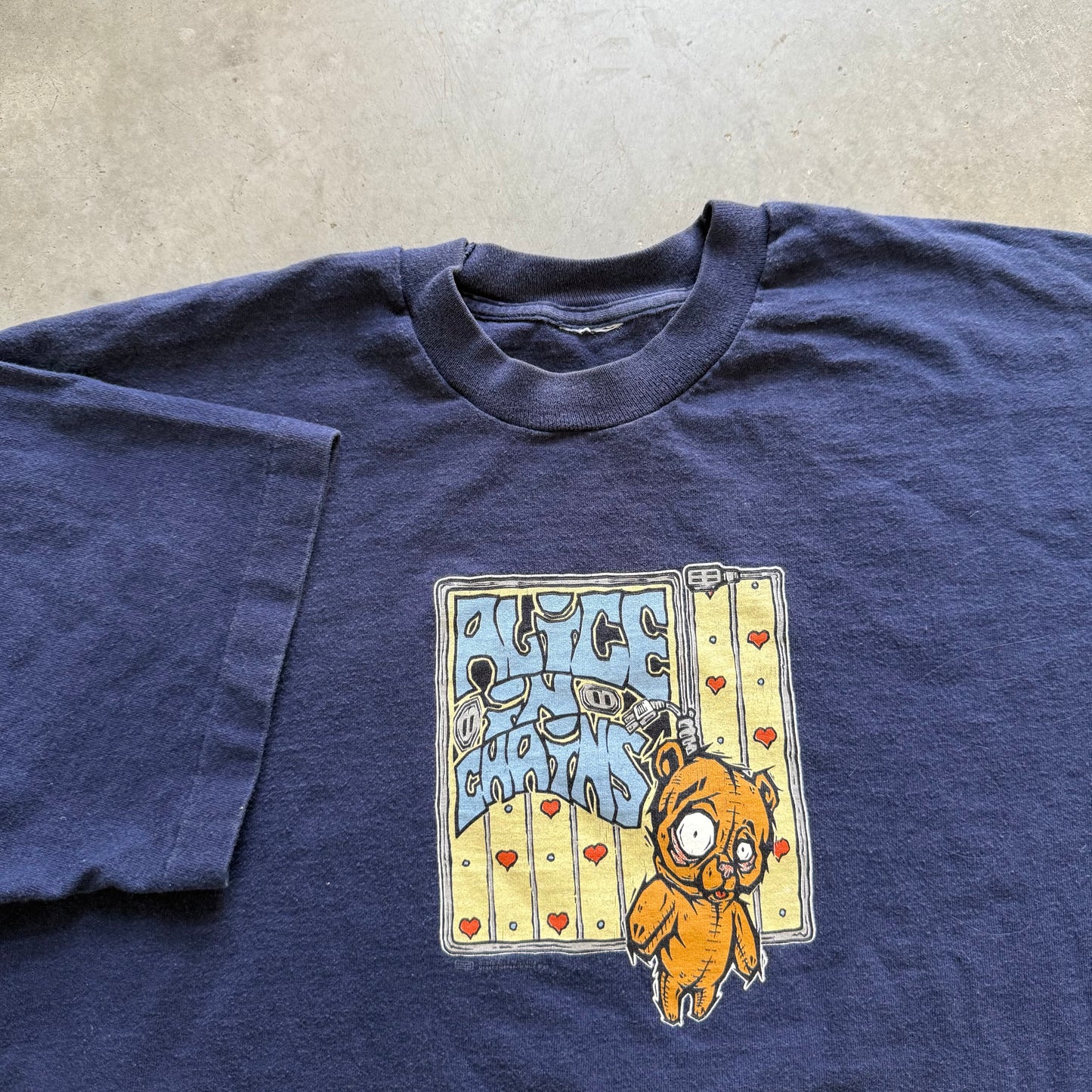 Vintage Alice In Chains 1996 Teddy Bear Shirt Size XL