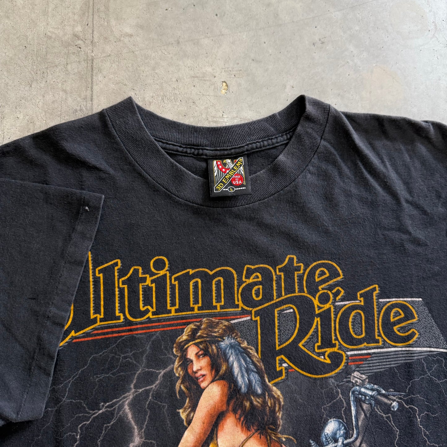 Vintage Ultimate Ride Biker Shirt Size XL