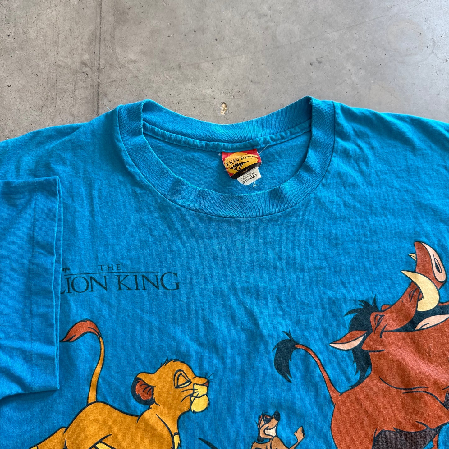 Vintage 90s Disney The Lion King Shirt Size Large