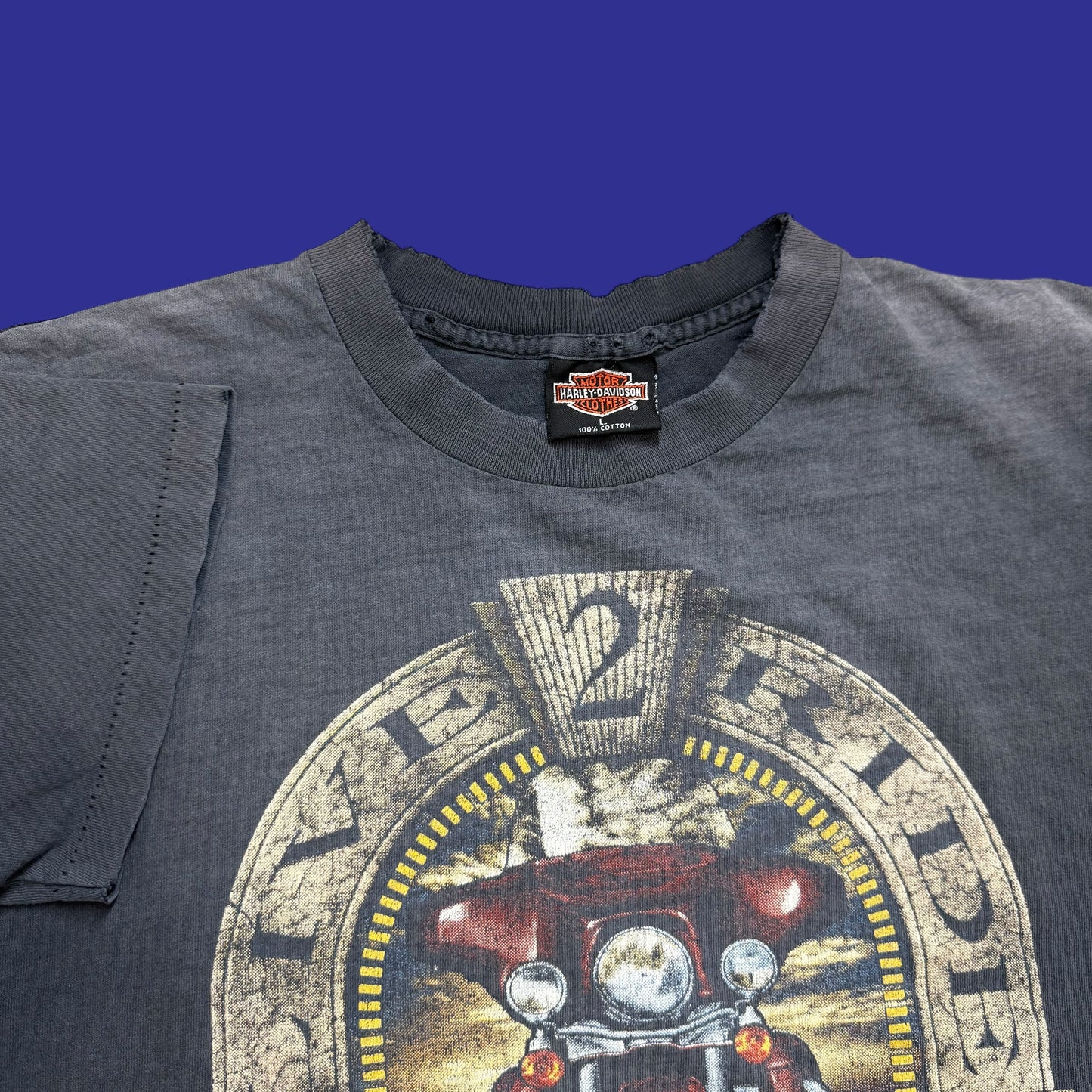 Vintage Harley Davidson “Live 2 Ride” 1992 Shirt Size L