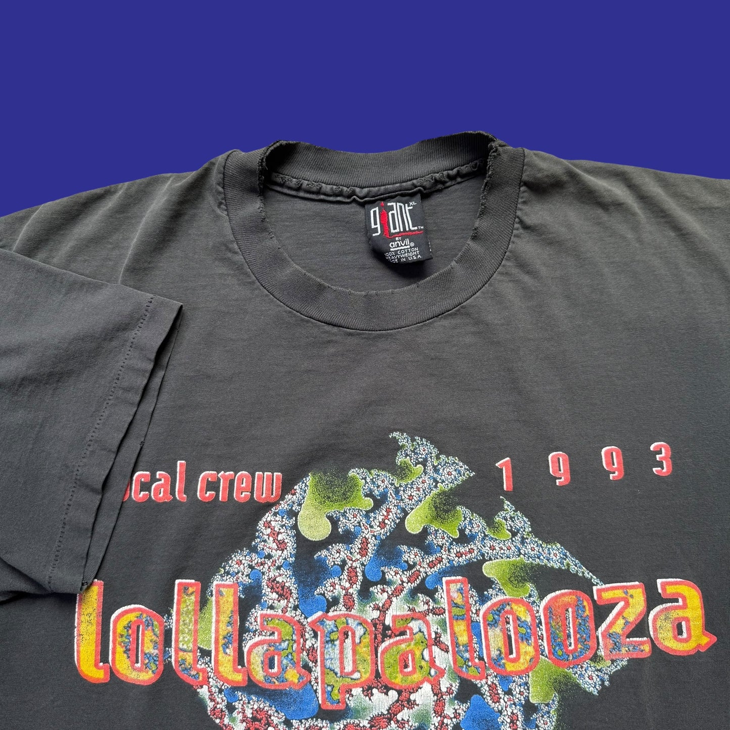 Vintage Lollapalooza Local Crew Shirt Size XL