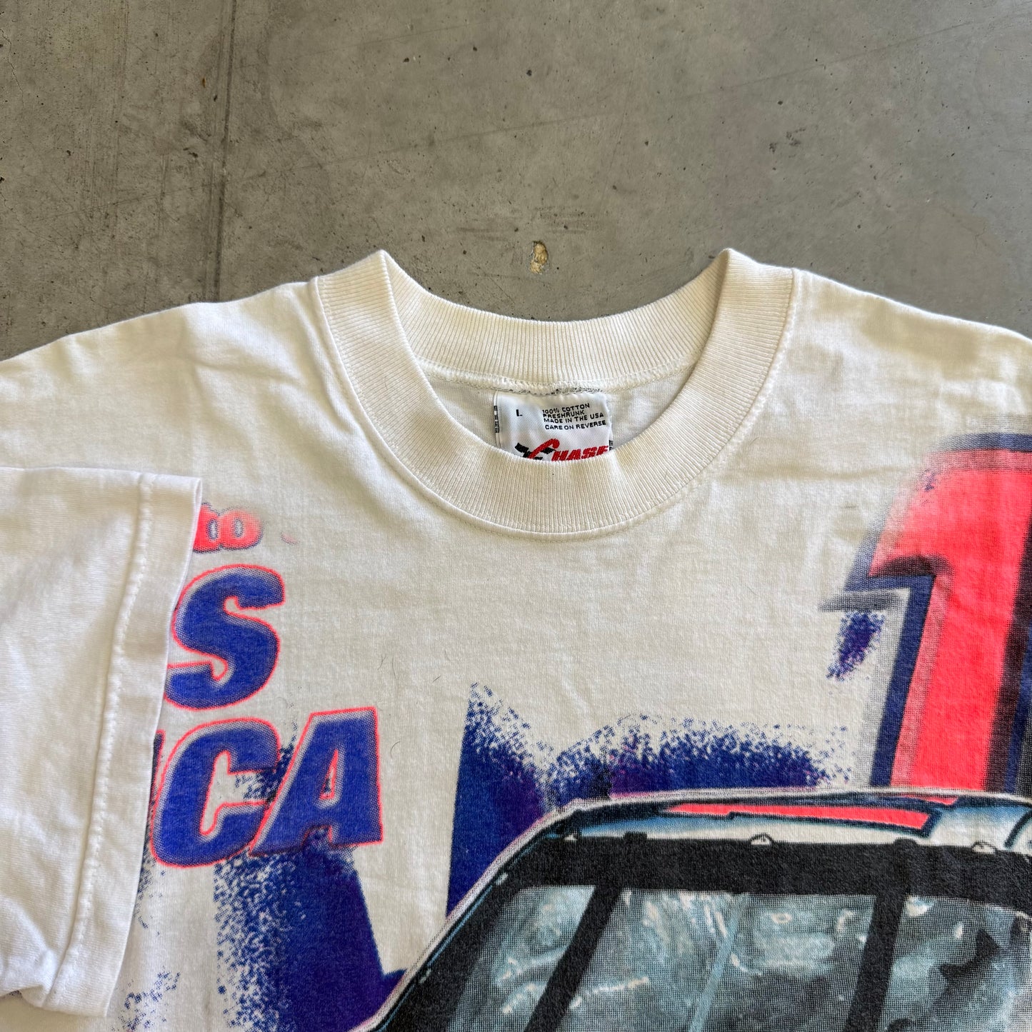 Vintage Nascar Darrell Waltrip Racing AOP Shirt Size Large