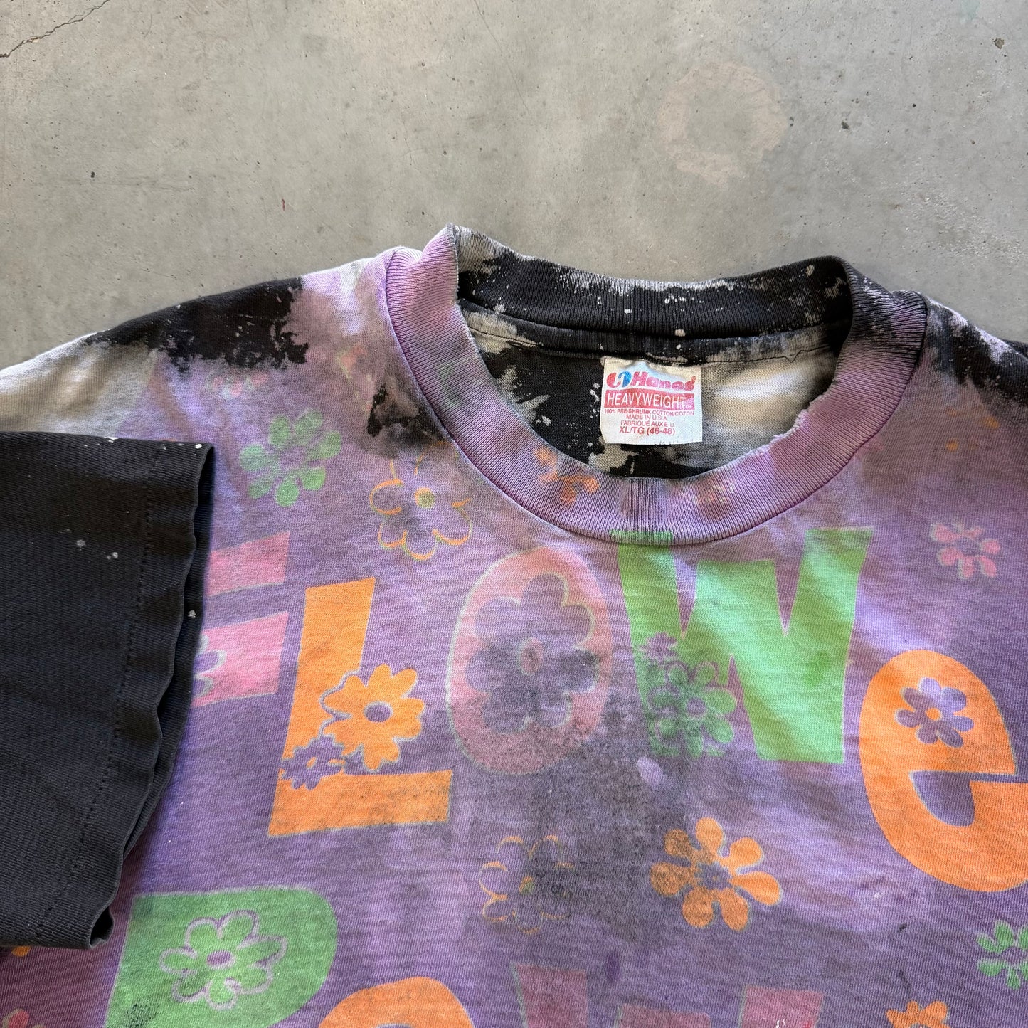 Vintage “Flower Power” Mosquitohead 1991 Shirt Size XL