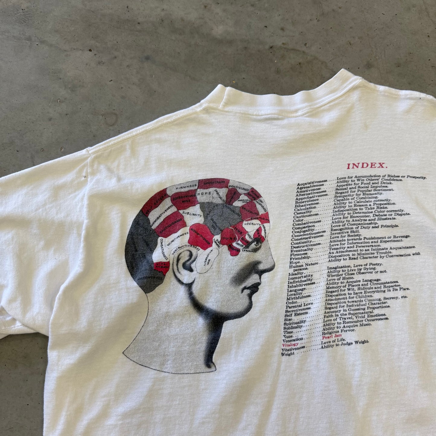 Vintage Pearl Jam “Vitalogy” Tour Shirt Size XL