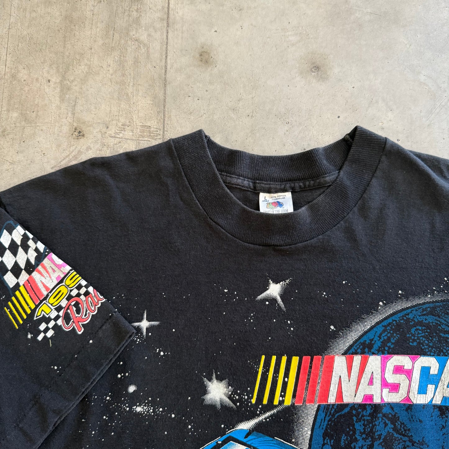 Vintage Nascar “Speed of light” Shirt Size Large