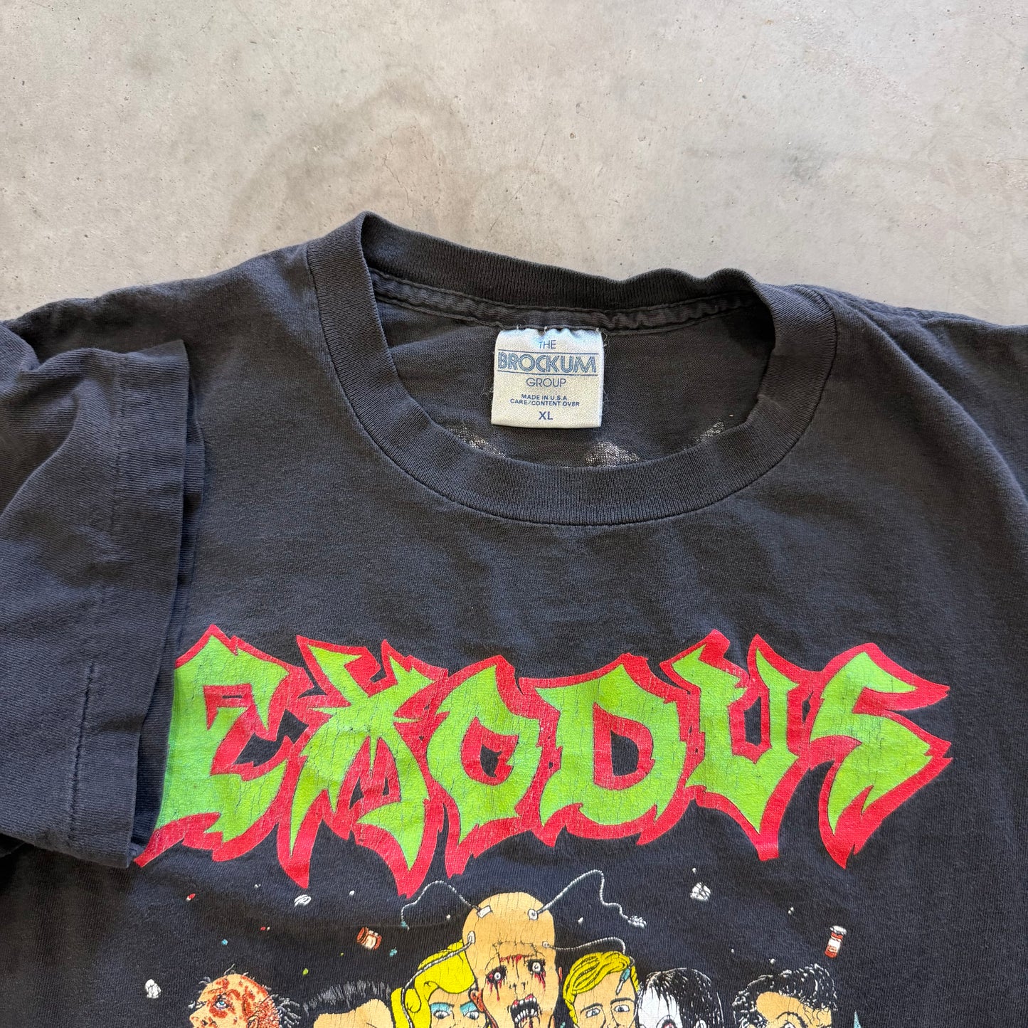 Vintage Exodus 1991 “Lunatic Parade” Shirt Size XL