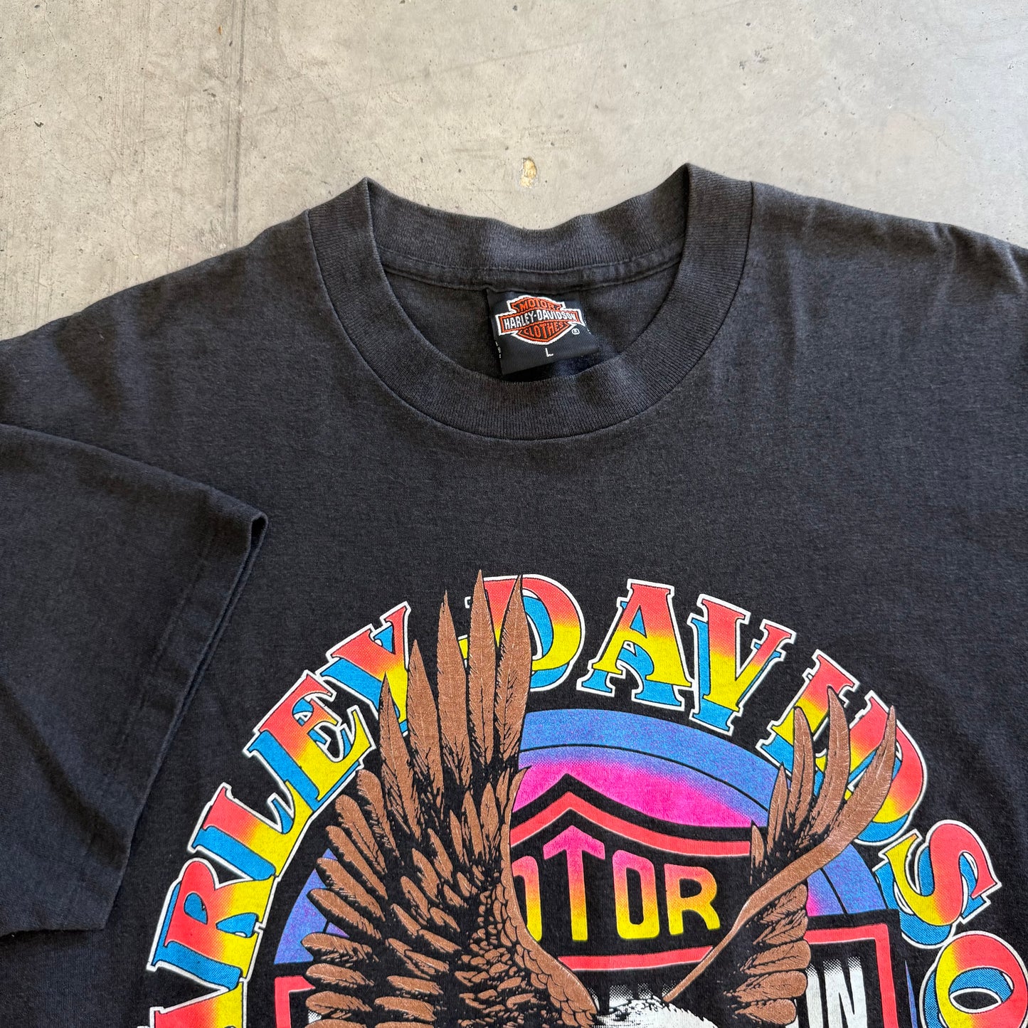 Vintage Harley Davidson “Ride With Pride” Shirt Size Large