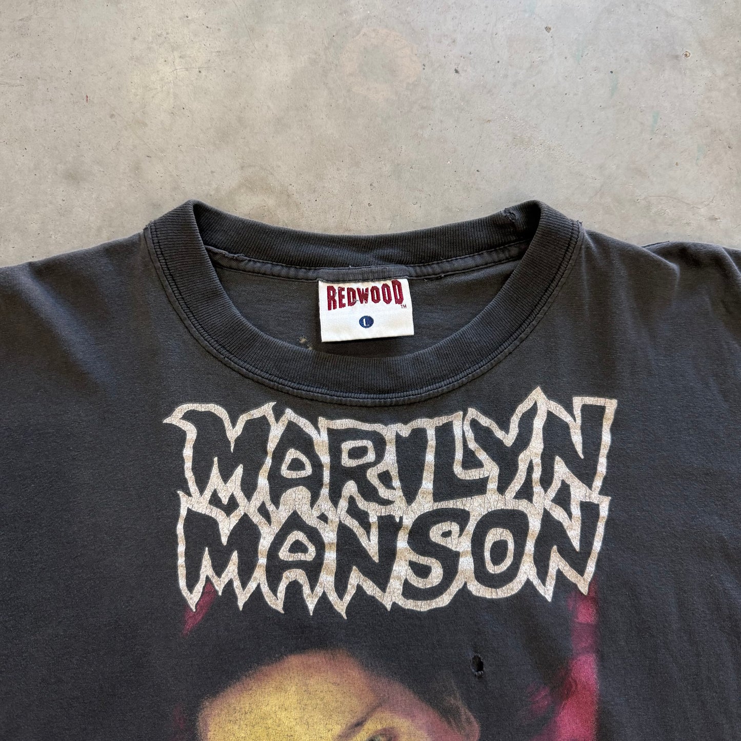 Vintage Marilyn Manson “God Of F**k” Shirt Size L