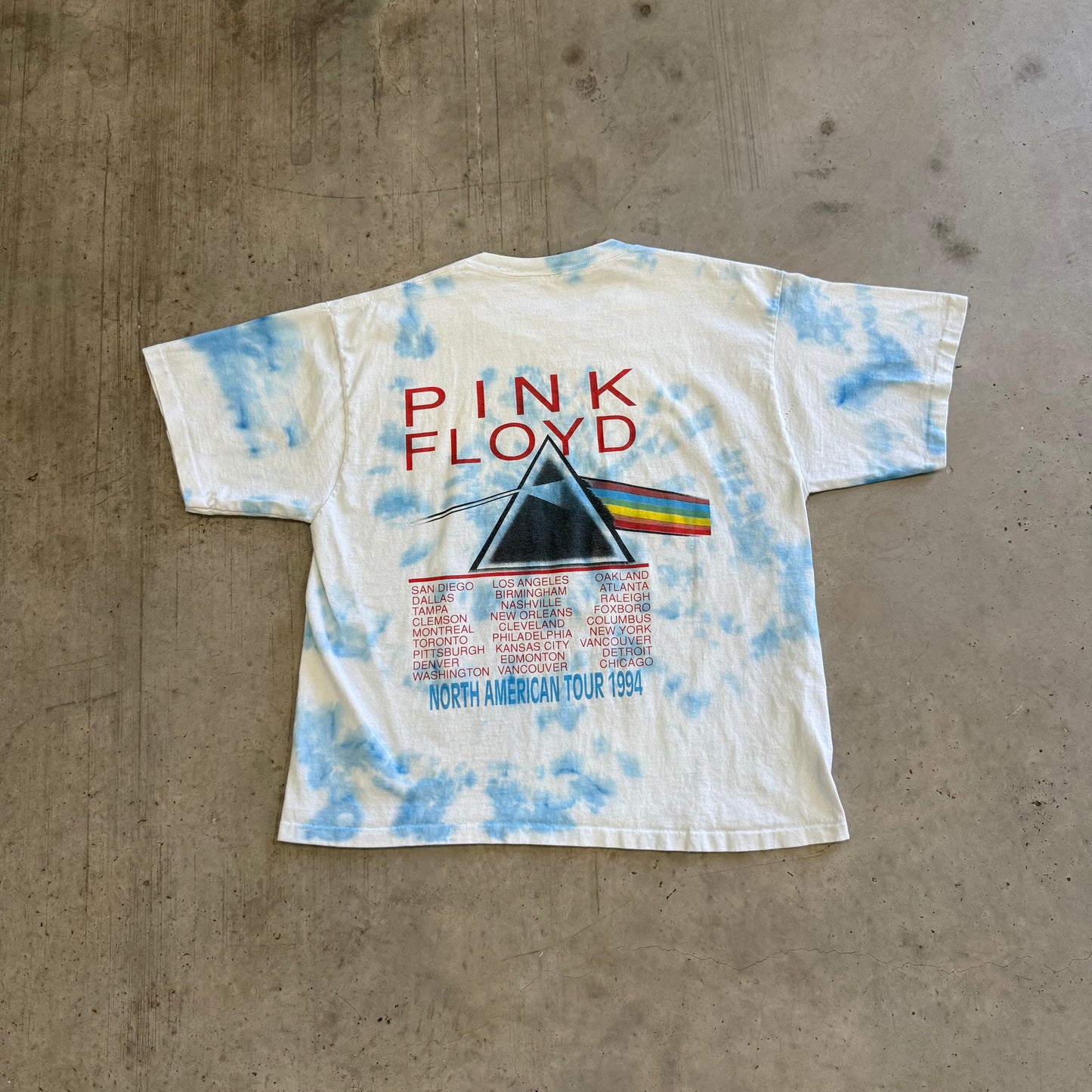 Vintage Pink Floyd 1994 Tour Shirt Size L