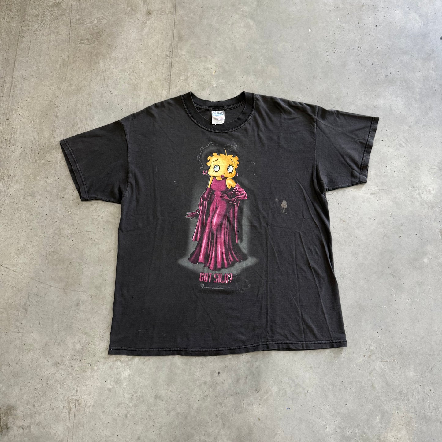 Vintage 90s Betty Boop “Got Silk?” Shirt Size XL