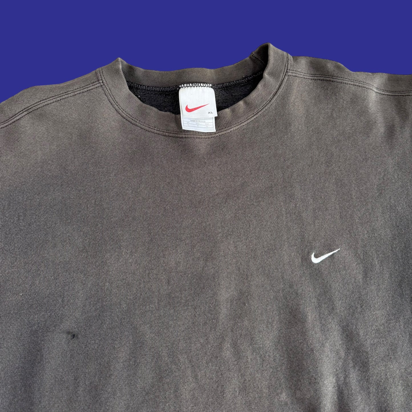 Vintage Nike Charcoal Grey Crewneck