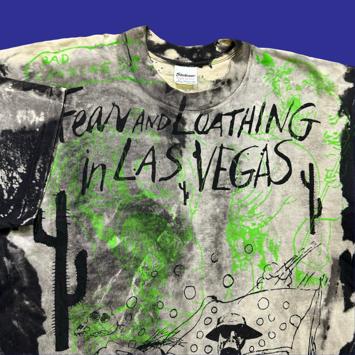 Vintage Fear & Loathing In Las Vegas Mosquitohead Shirt