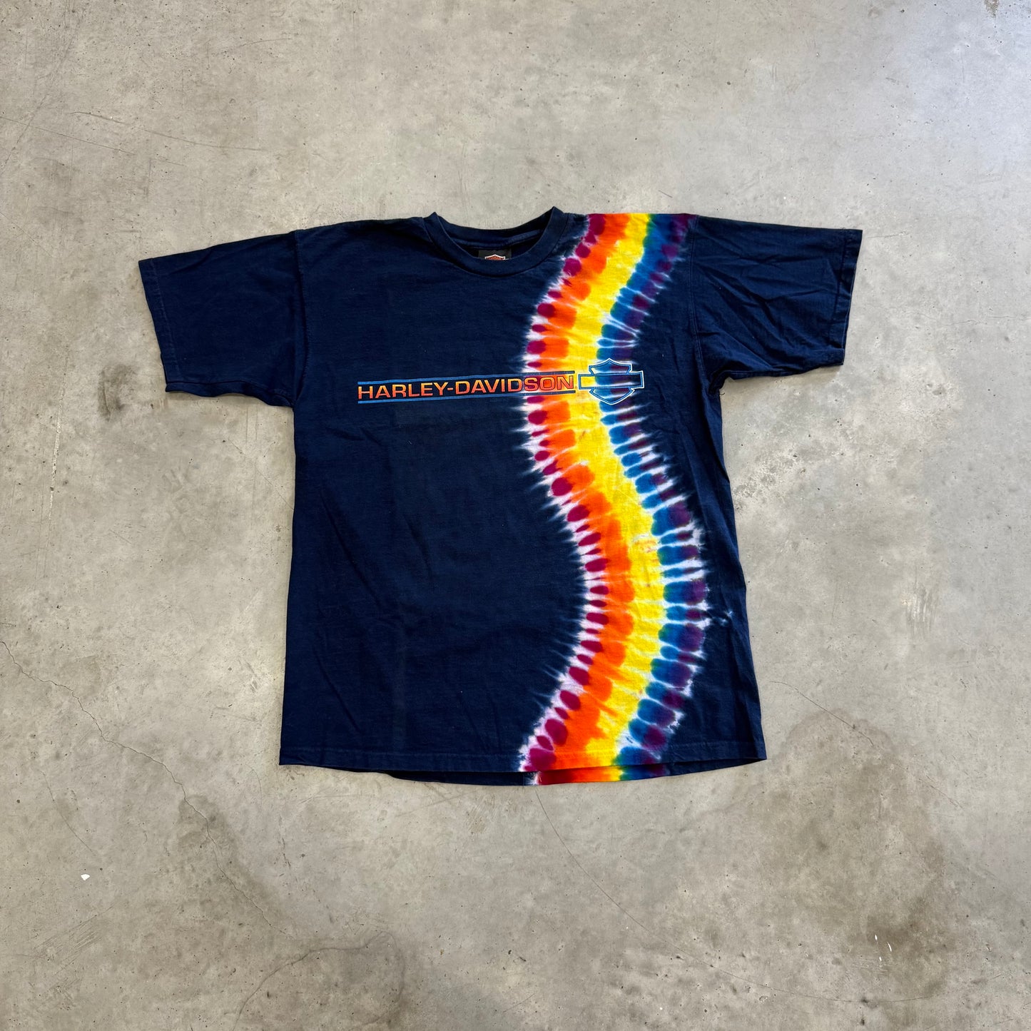 Vintage Harley Davidson Tie Dye Shirt Size Medium