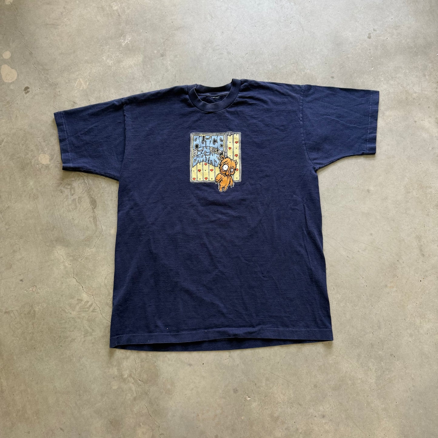 Vintage Alice In Chains 1996 Teddy Bear Shirt Size XL