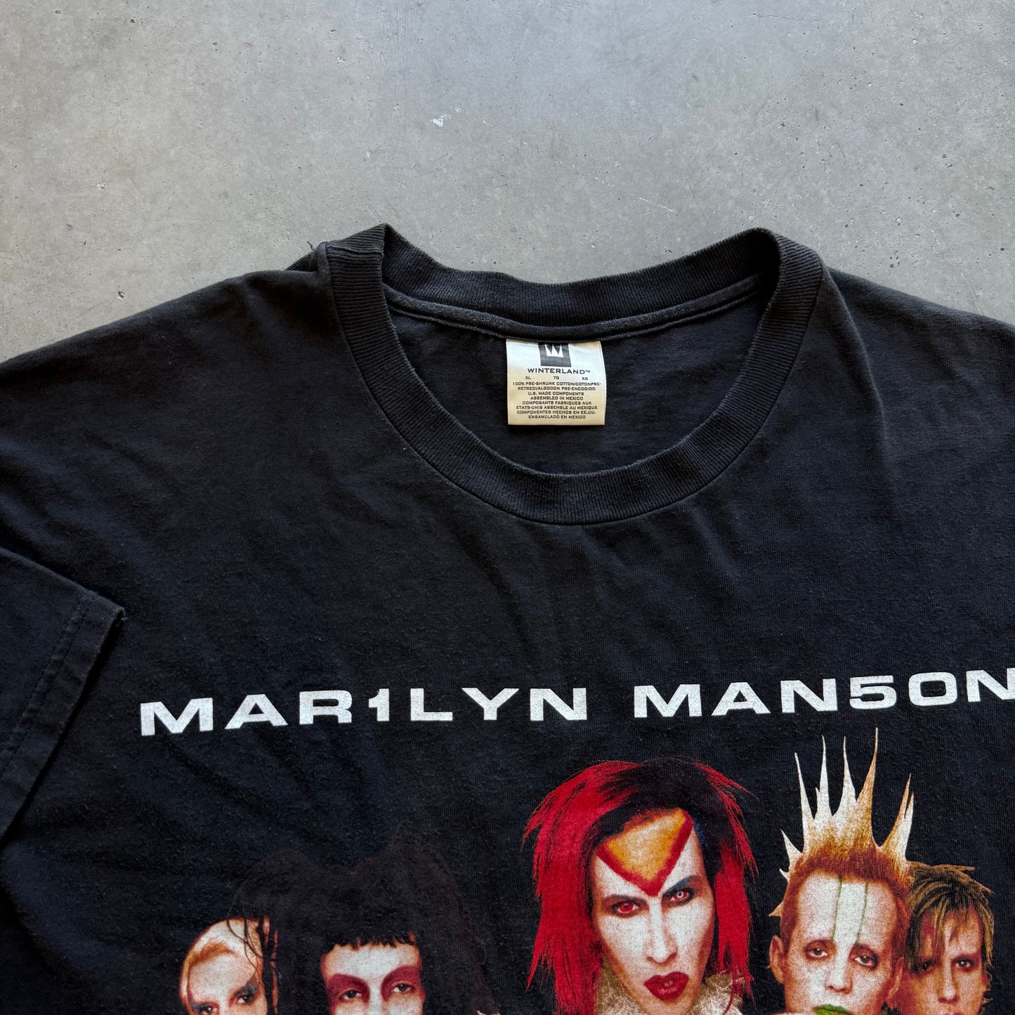 Vintage Marilyn Manson “Rock Is Dead” 1999 Tour Shirt Size XL