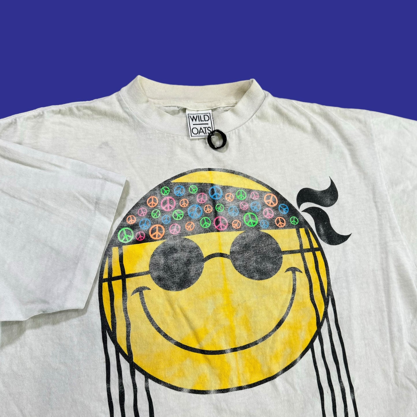 Vintage Hippie Smiley Face Shirt