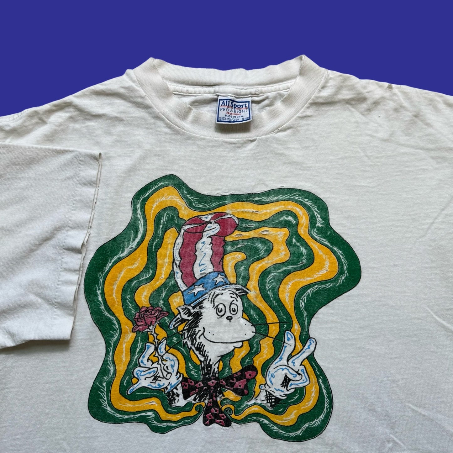 Vintage Dr Seuss Grateful Dead Shirt Size XL