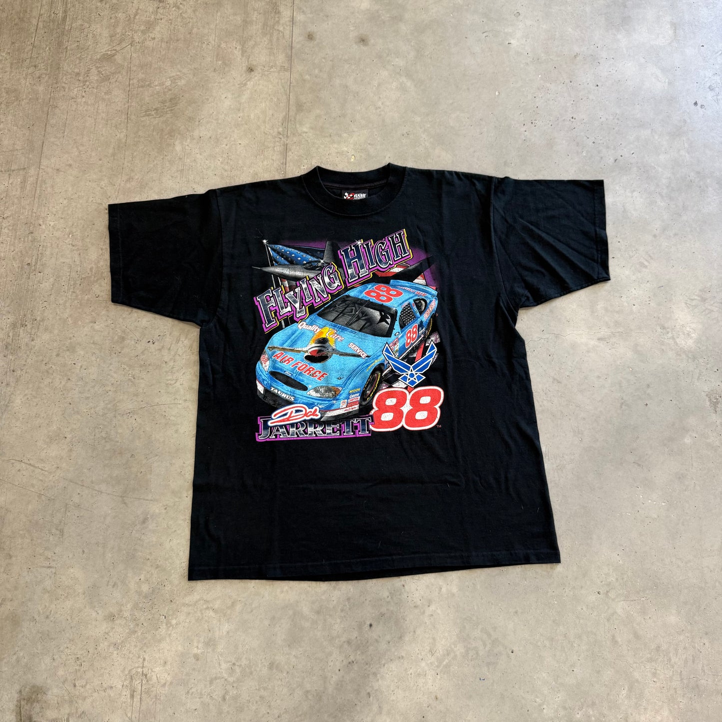 Vintage Nascar “Flying High” Racing Shirt Size Large