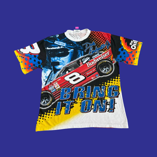 Vintage Dale Jr Nascar AOP (all over print) Shirt