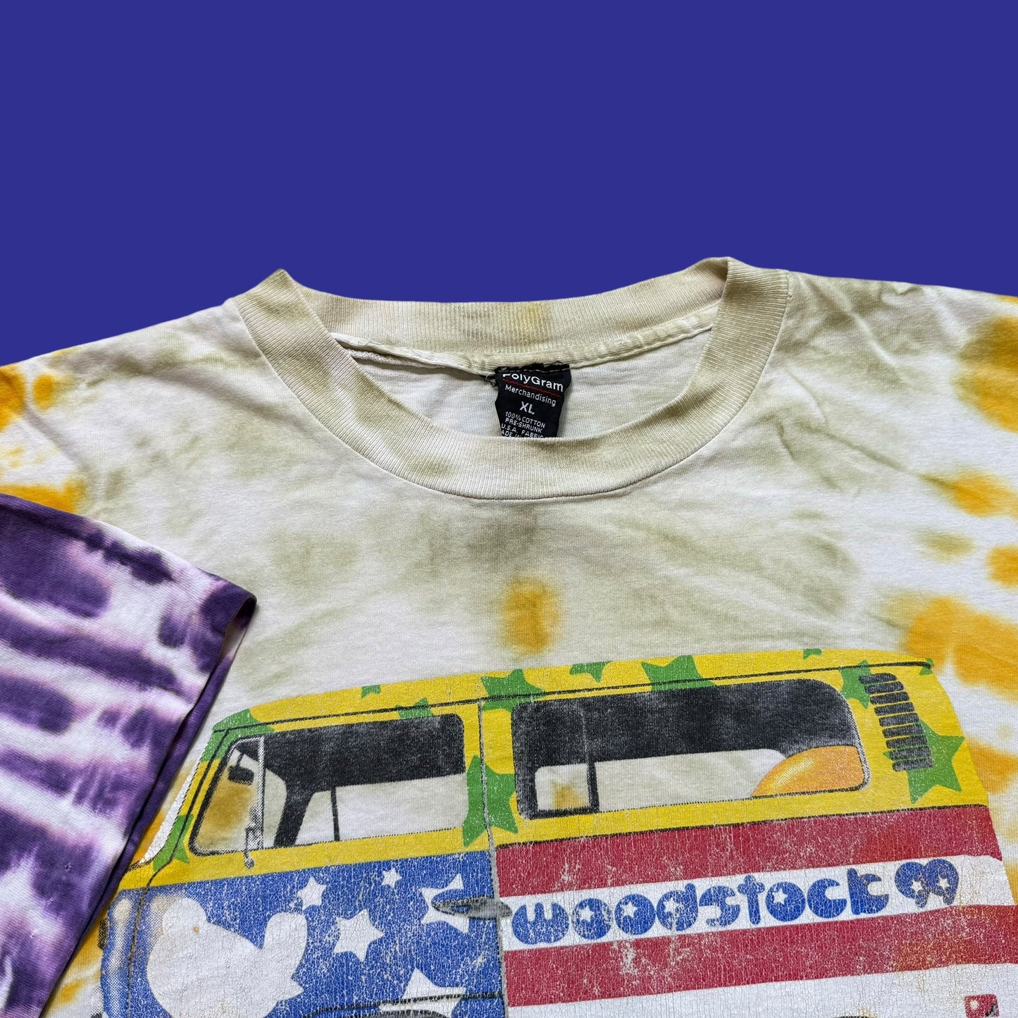 Vintage 90s Woodstock Festival Shirt Size XL