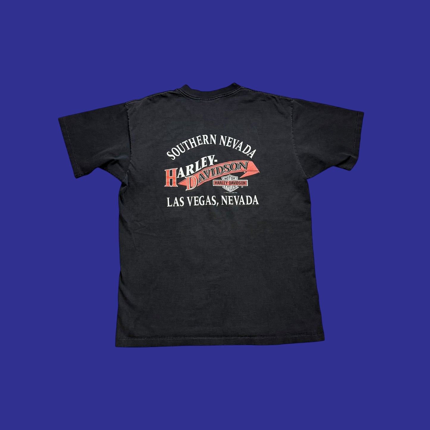 Vintage Harley Davidson Nevada 1992 Shirt Size L