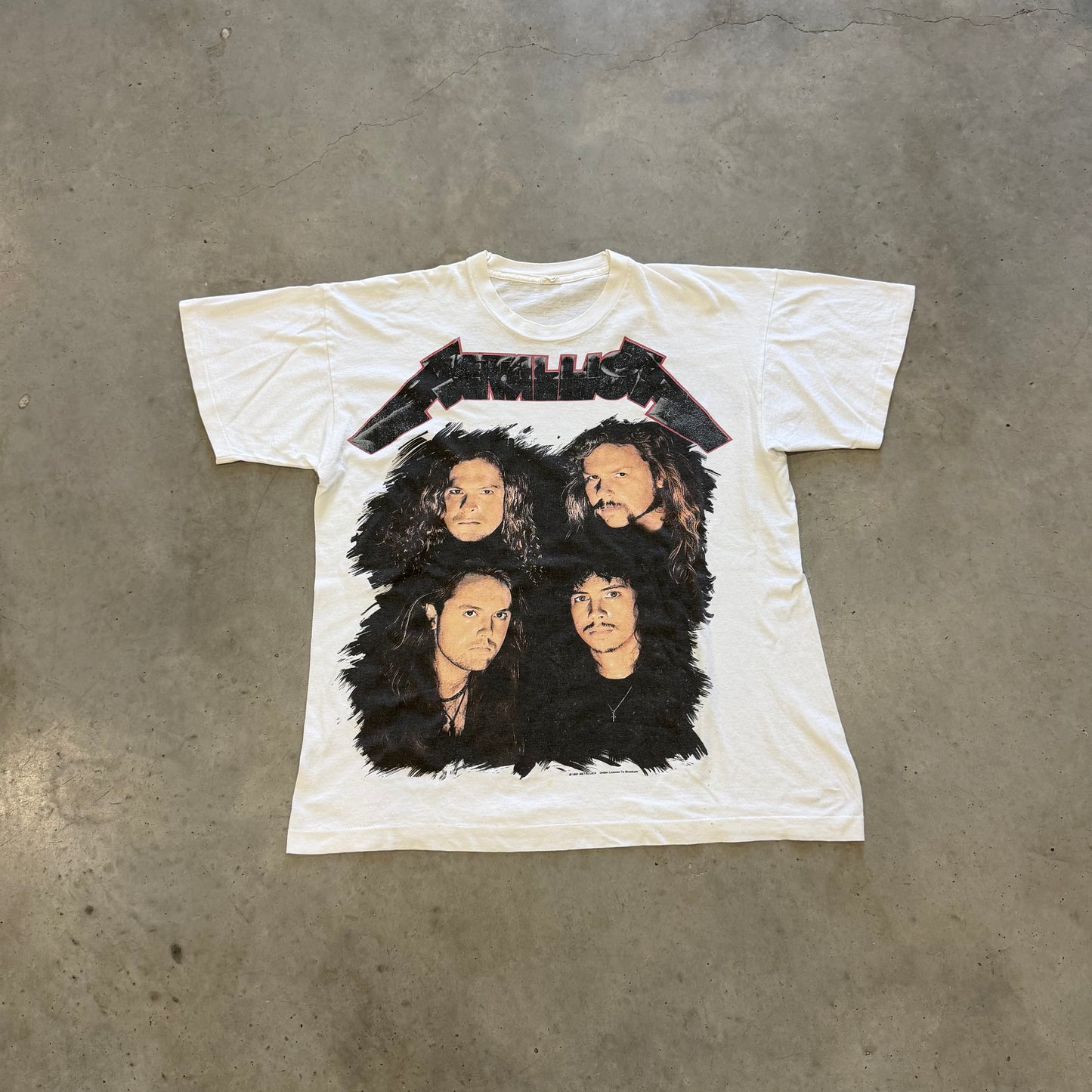 Vintage Metallica Stage Set 1991 Tour Shirt Size L