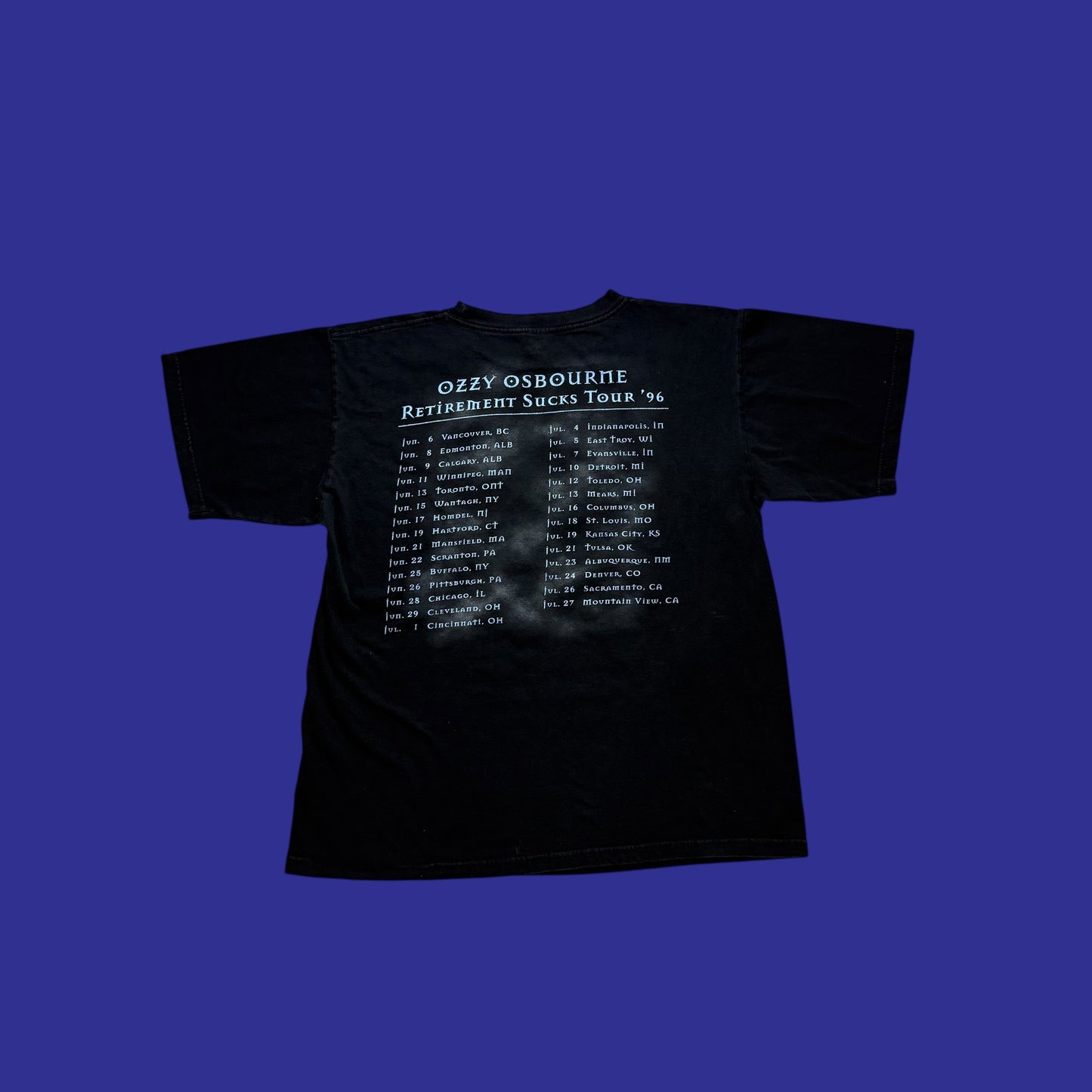 Vintage Ozzy Osbourne “Retirement Sucks” Tour Shirt Size L