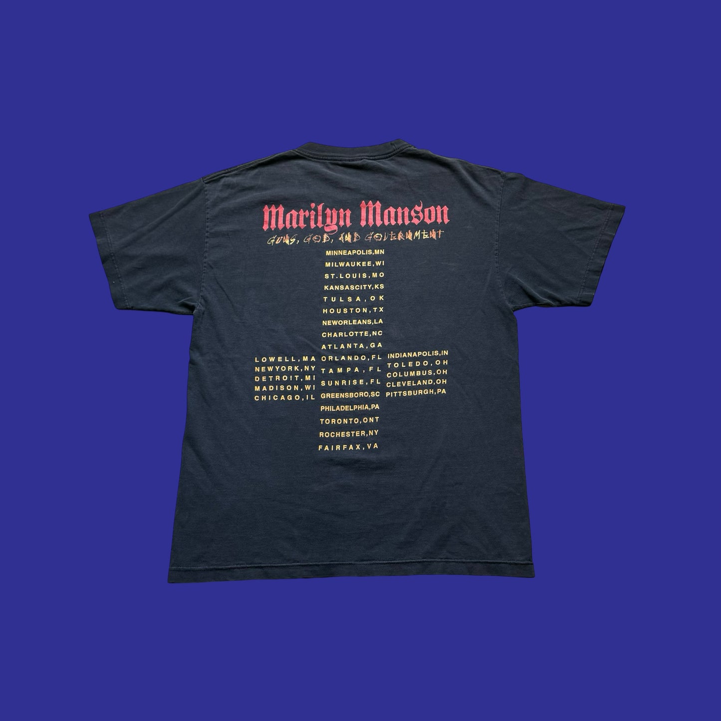 Vintage Marilyn Manson Holywood Shirt