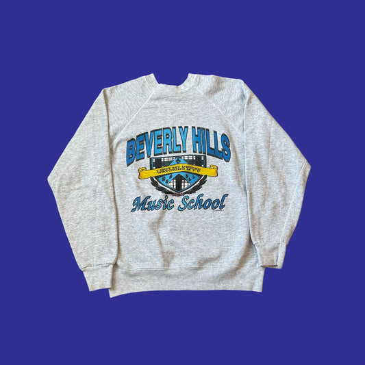 Vintage Beverly Hills MTV Music School Crewneck