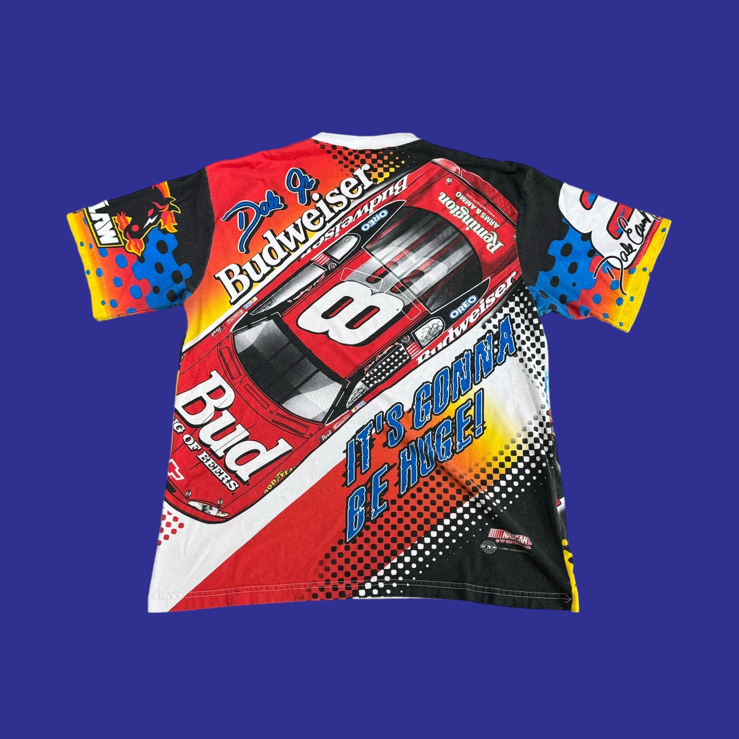 Vintage Dale Jr Nascar AOP (all over print) Shirt