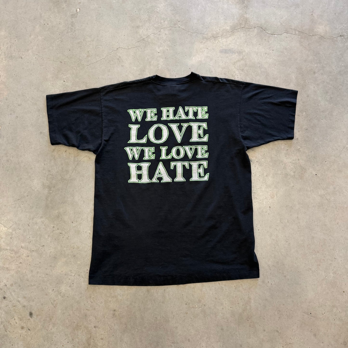 Vintage 90s Marilyn Manson “We Hate Love, We Love Hate” Size XL