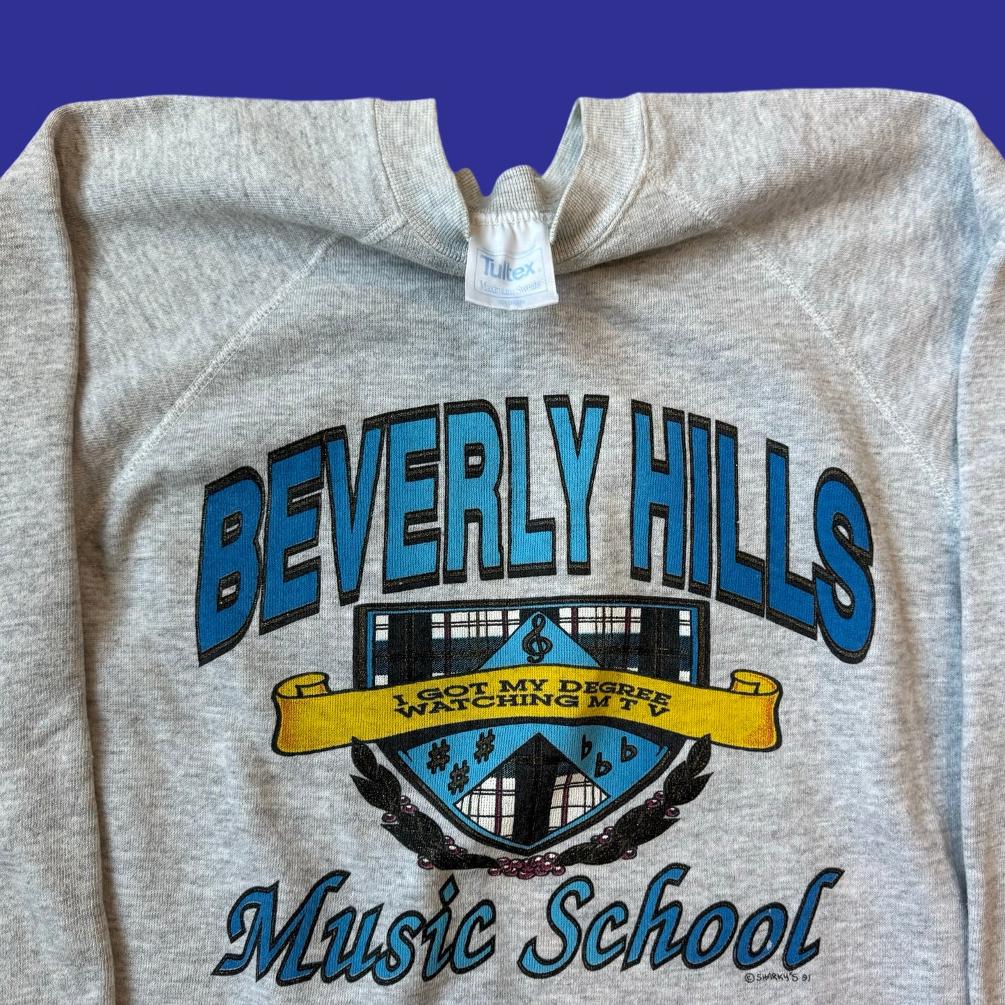 Vintage Beverly Hills MTV Music School Crewneck