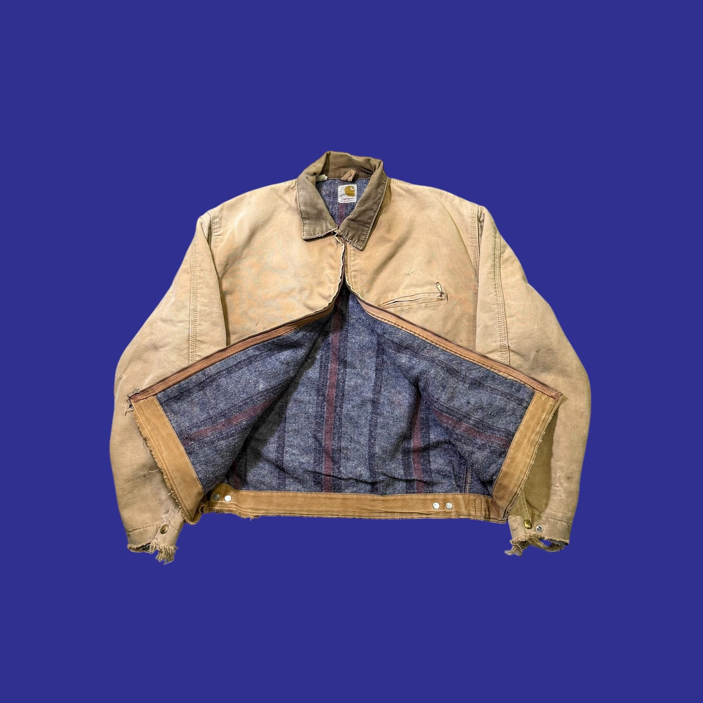 Vintage Carhartt Detroit Jacket 80s Size 46