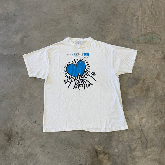 Vintage Keith Haring 1993 Art Shirt Size XL