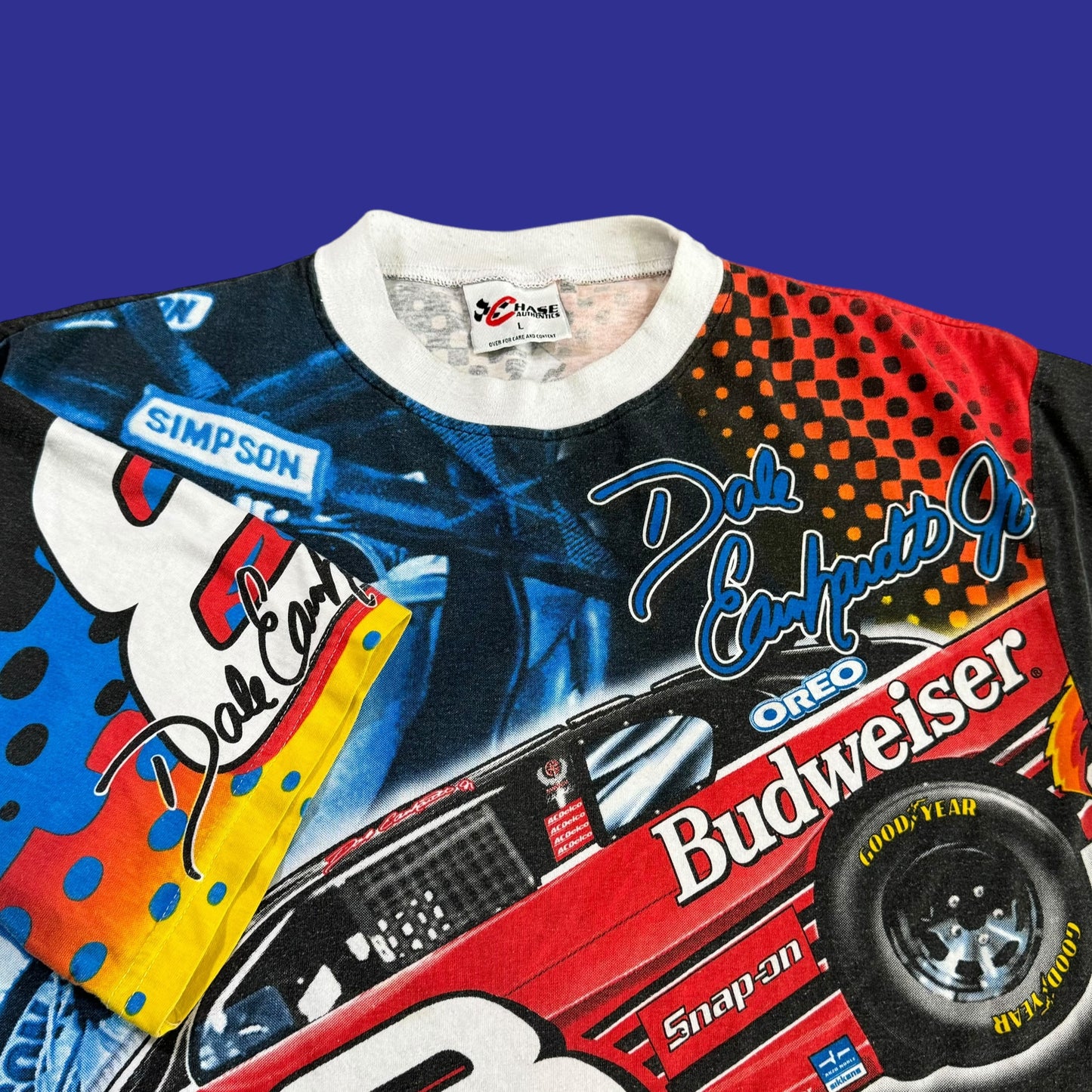 Vintage Dale Jr Nascar AOP (all over print) Shirt