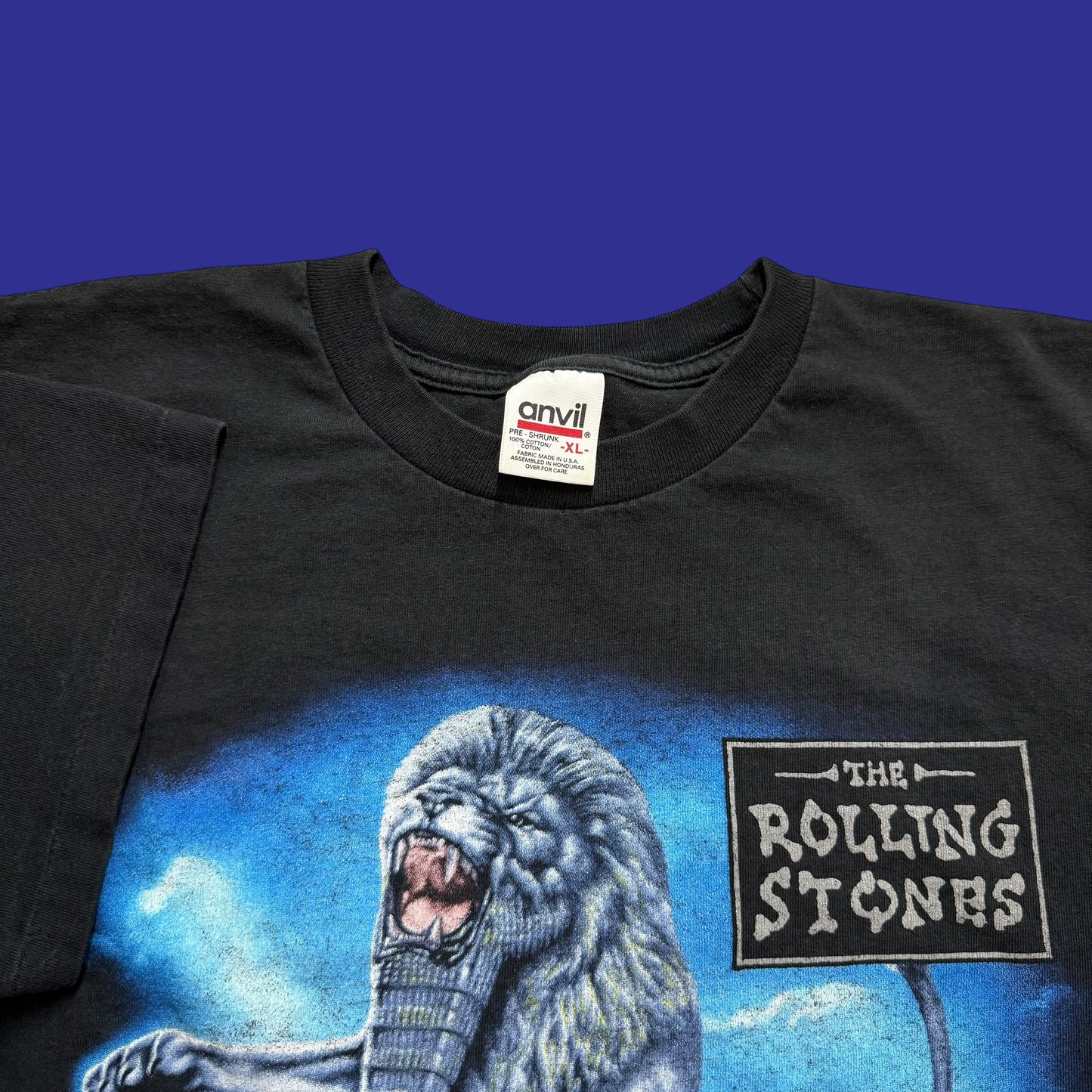 Vintage The Rolling Stones “Bridges To Babylon” Lion Shirt Size XL