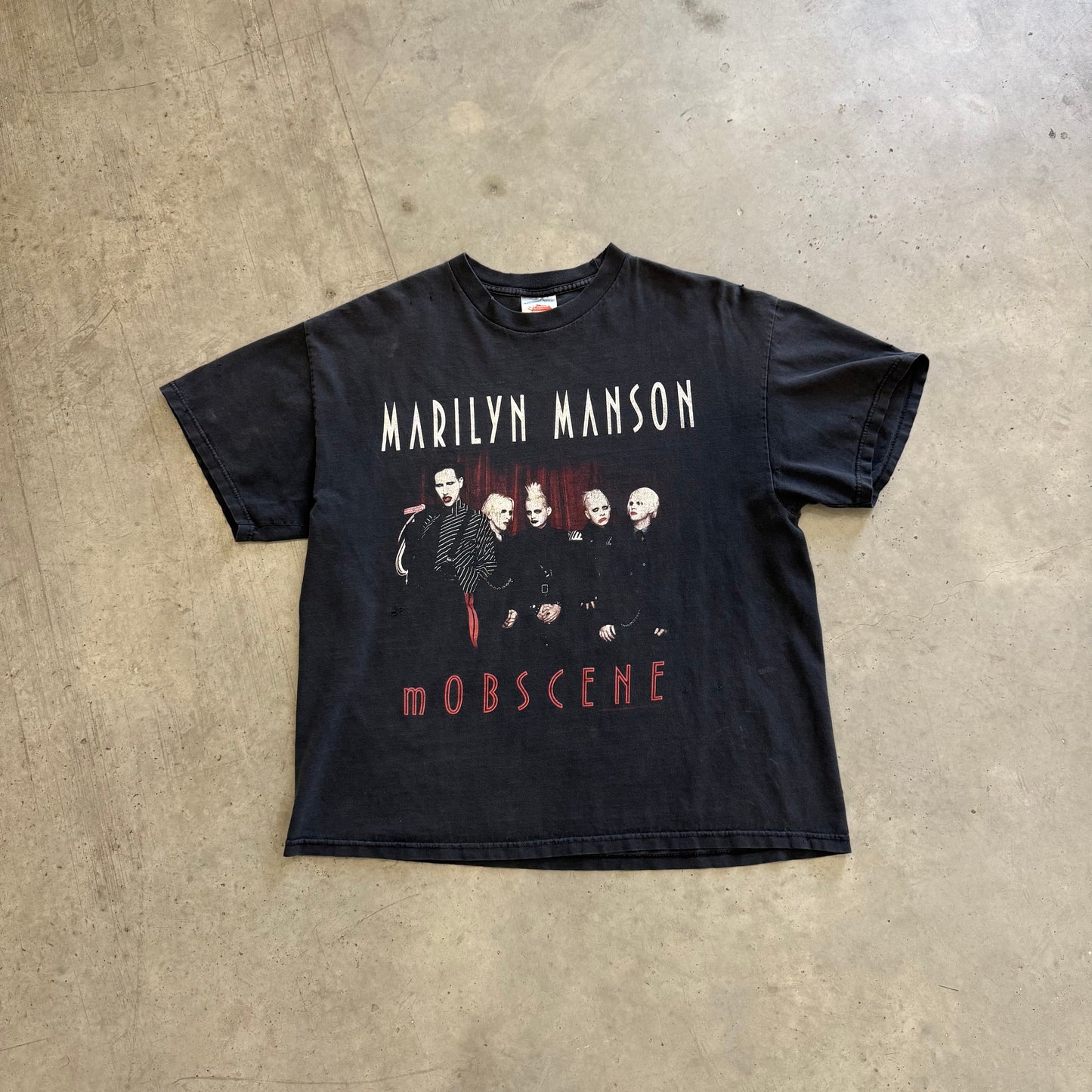 Vintage Marilyn Manson “Mobscene” Shirt Size XL