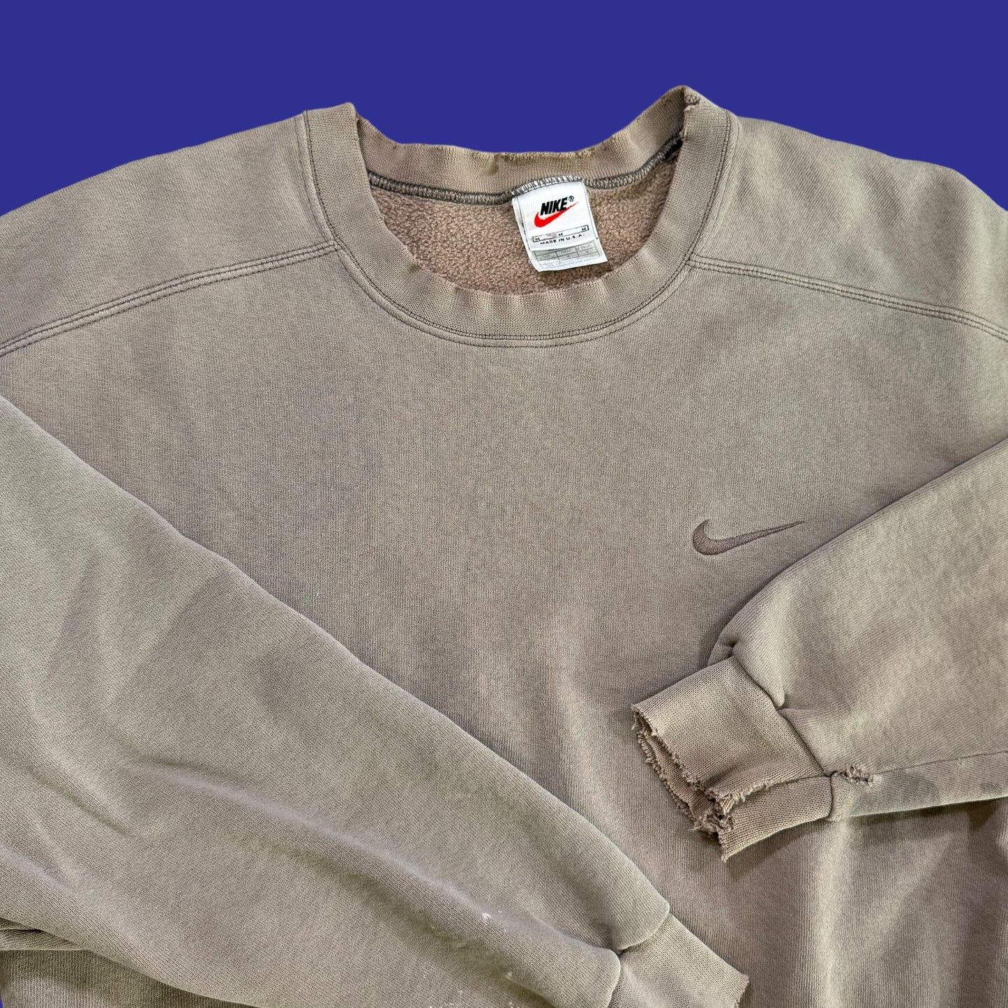 Vintage Nike Mocha Tonal Crewneck