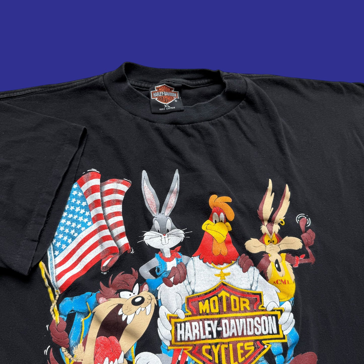 Vintage Harley Davidson Looney Tunes Shirt Size XL