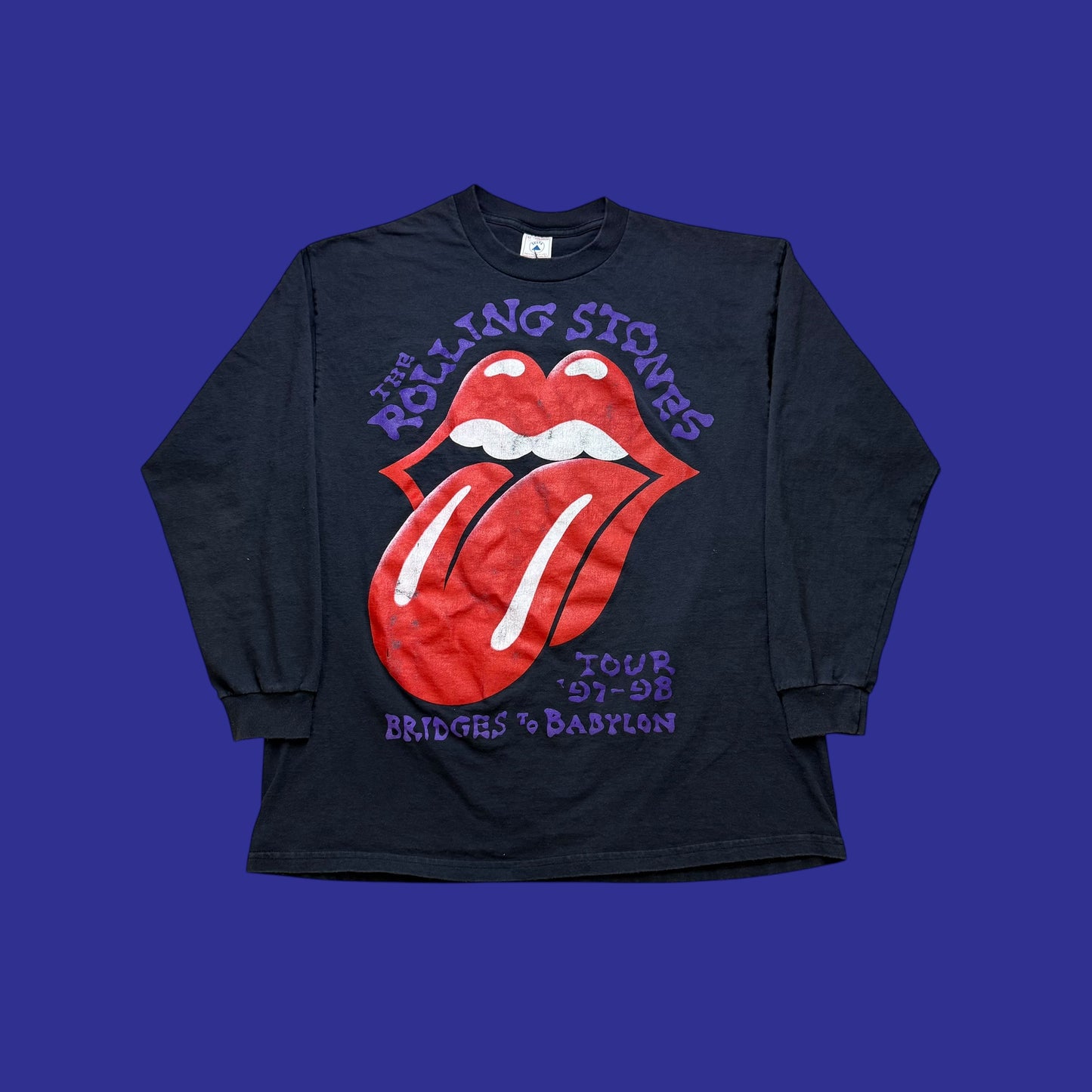 Vintage The Rolling Stones Longsleeve Shirt Size XL