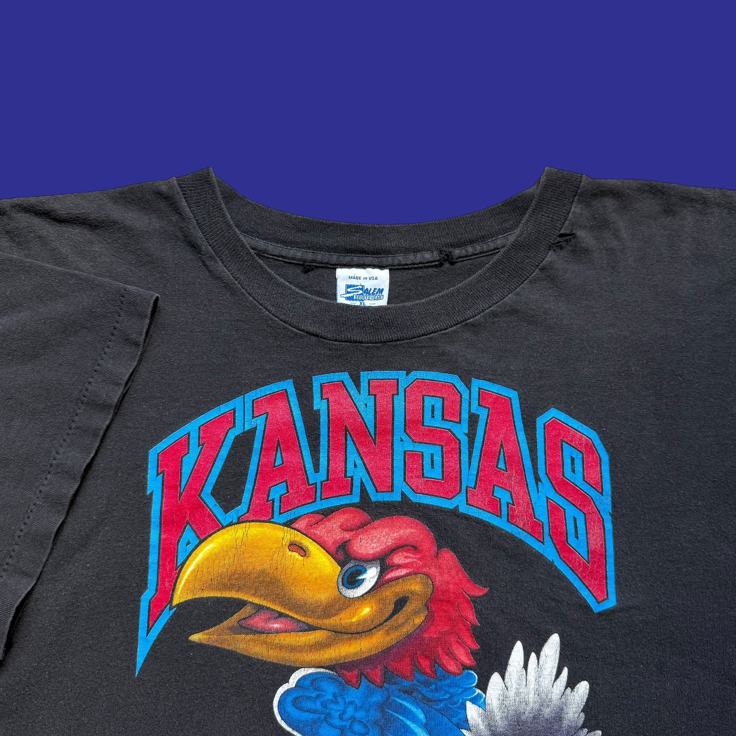 Vintage Kansas Jayhawks Salem Shirt Size XL