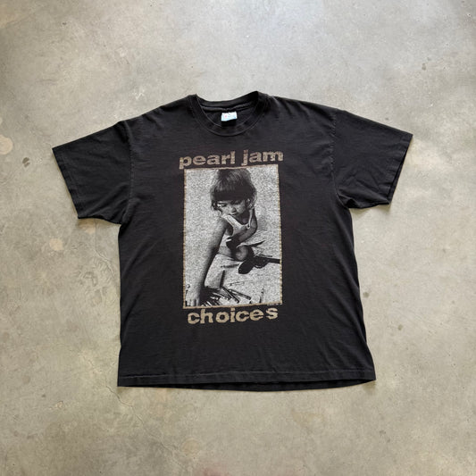 Vintage Pearl Jam 1992 “Choices” Shirt Size XL