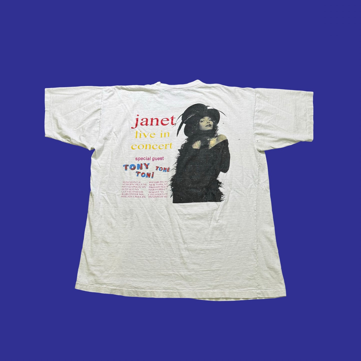 Vintage Janet Jackson 1993 Tour Shirt