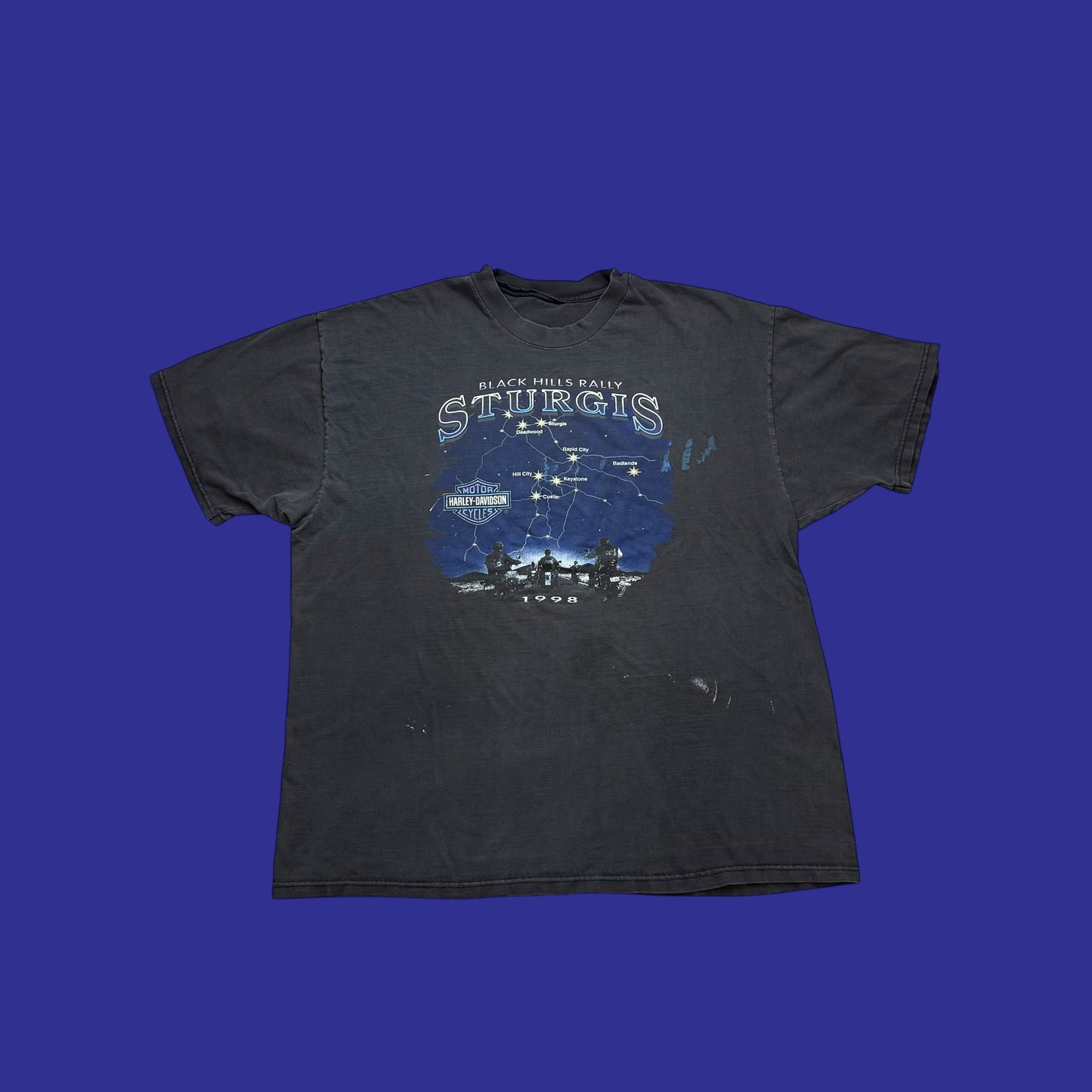 Vintage Harley Davidson Sturgis 1998 Shirt Size XL