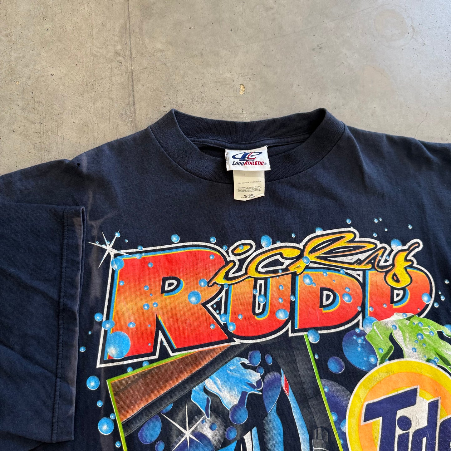 Vintage Nascar Ricky Rudd “Tide Spin Cycle” Shirt Size XL