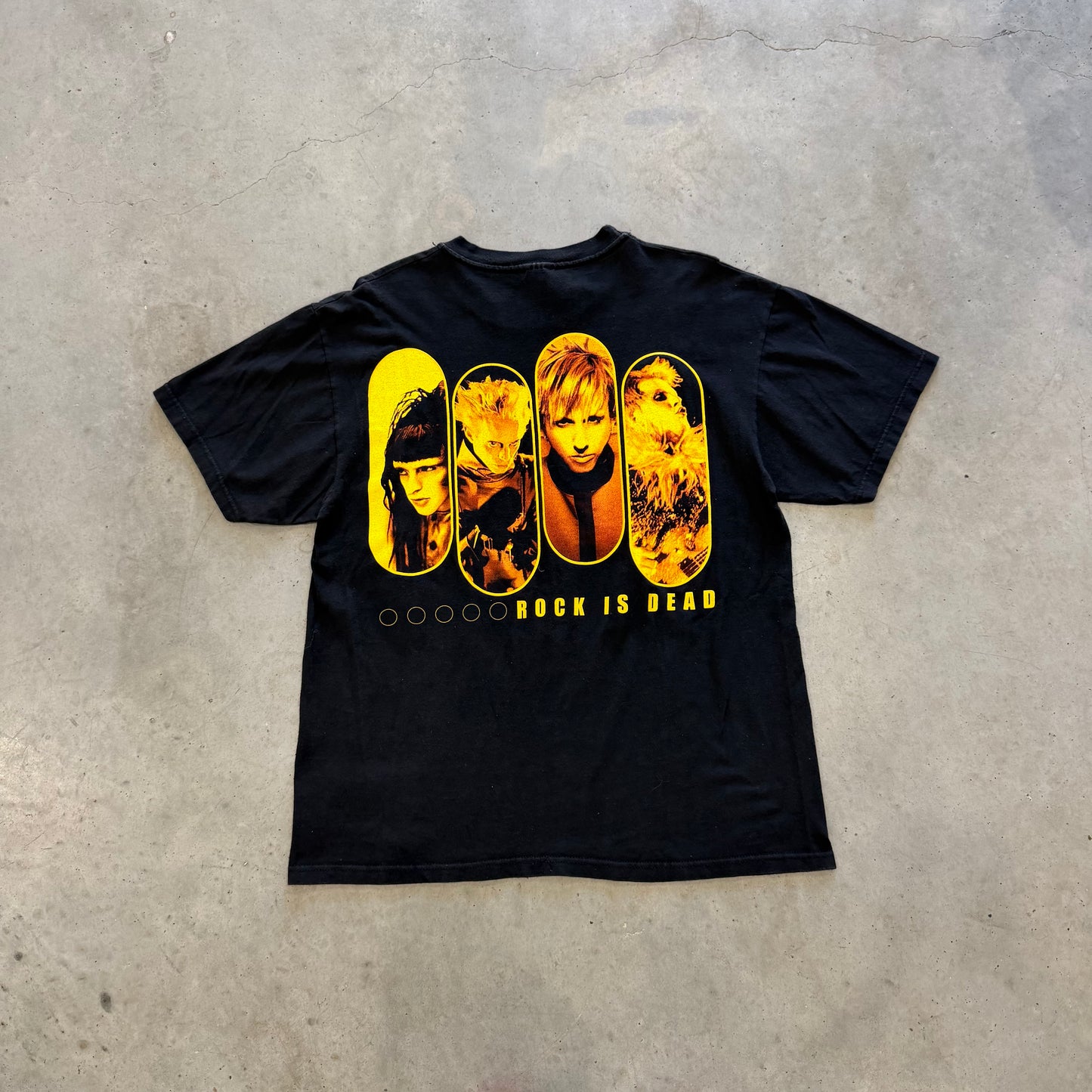 Vintage Marilyn Manson “Rock Is Dead” Shirt Size L