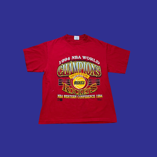 Vintage Houston Rockets 1994 NBA Champions Shirt Size L