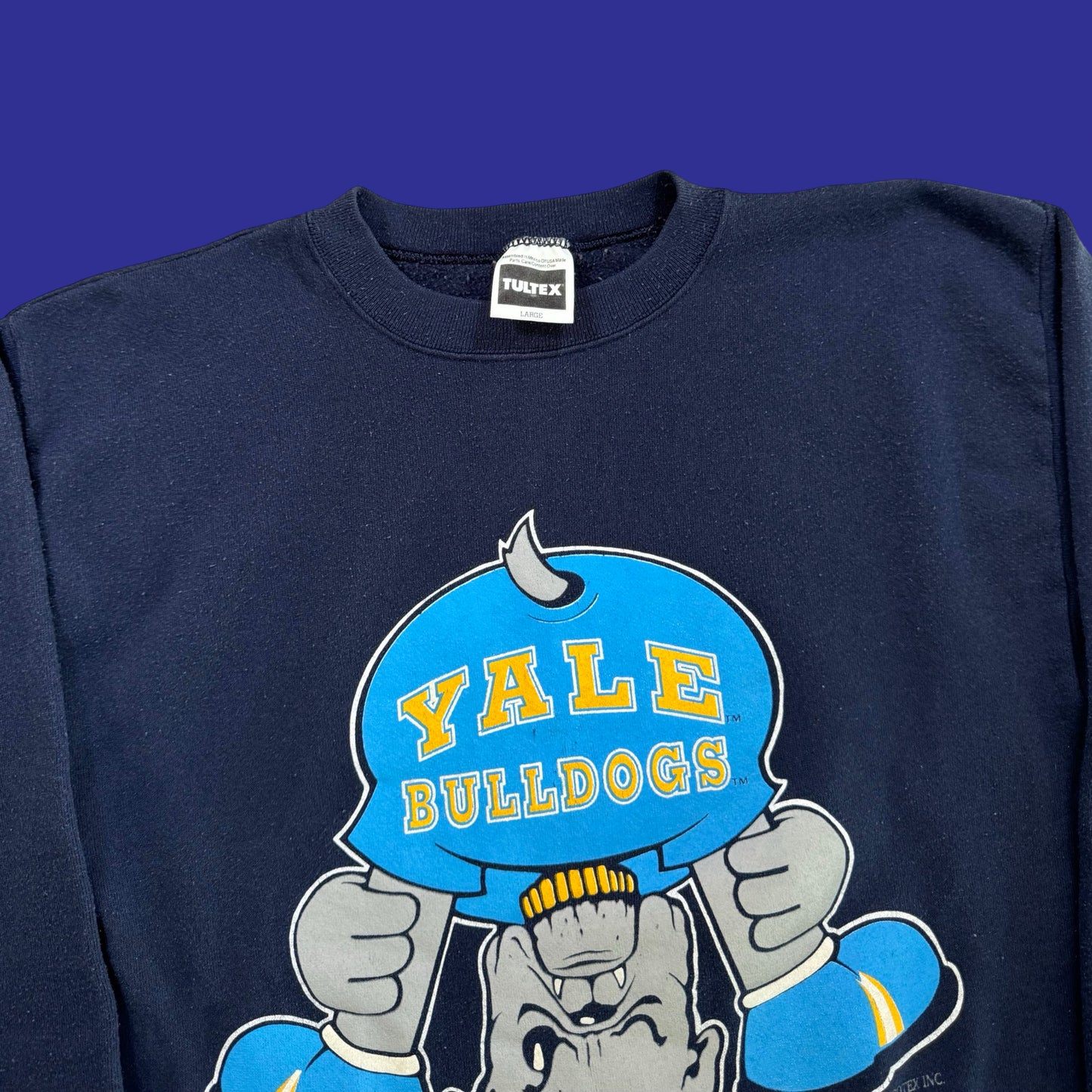 Vintage Yale Bulldogs Crewneck Sweater