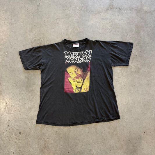 Vintage Marilyn Manson “God Of F**k” Shirt Size L